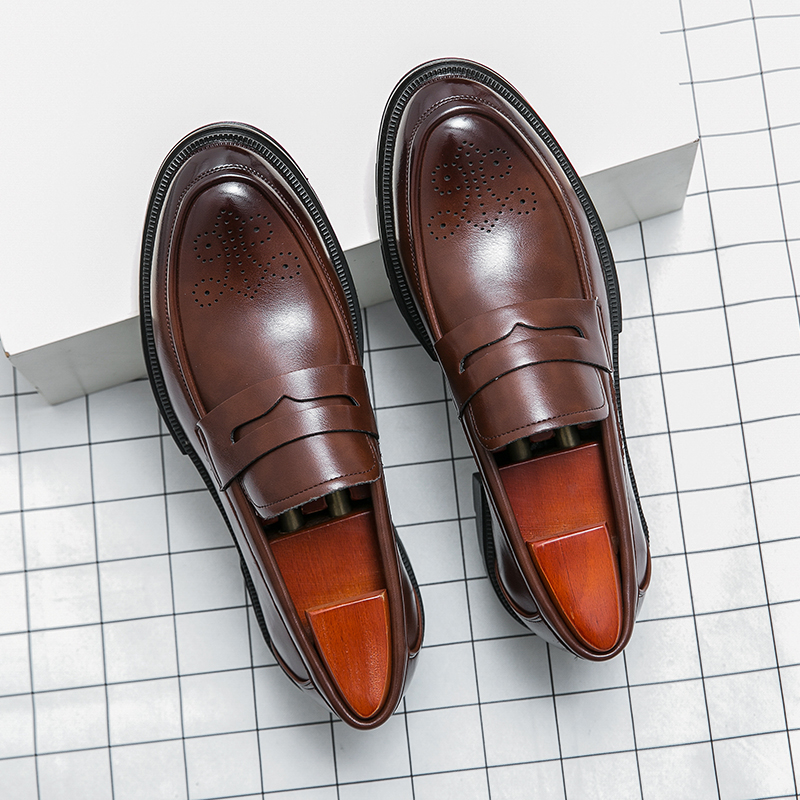 Office High Tech - Chaussures de mariage classiques en cuir